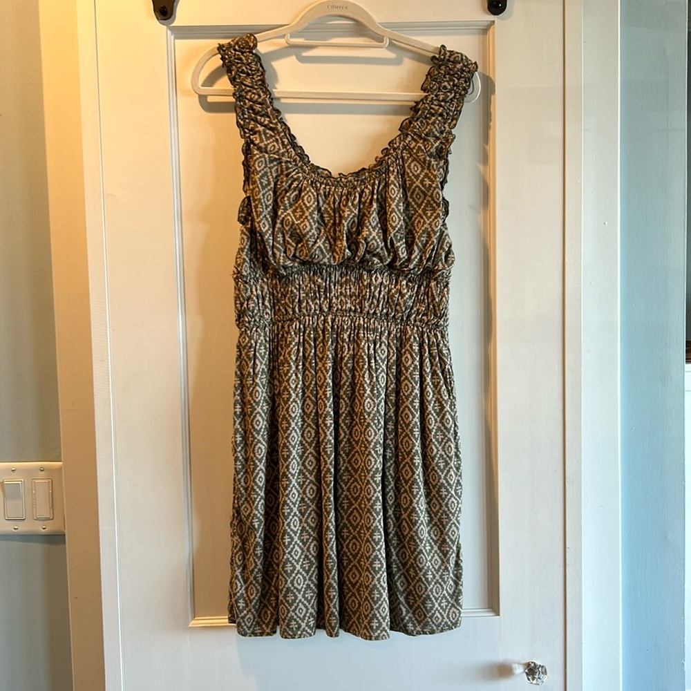 AE Easy Cinched-Waist Mini Dress Size Medium